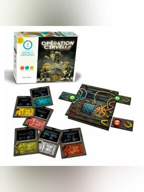 Opération Cervelle Educational Math Board Game - by Mont-à-Mots